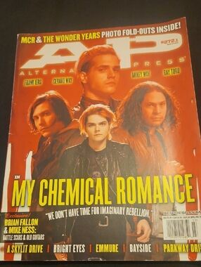 My Chemical Romance AP Magazine #278 March 2011 with MCR poster
